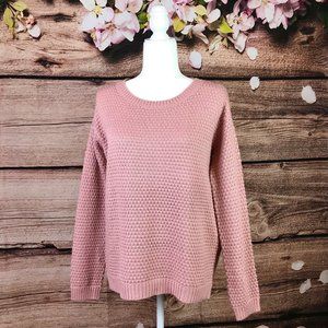 Forever 21 Coral Women's Acrylic Knitted Sweater Small